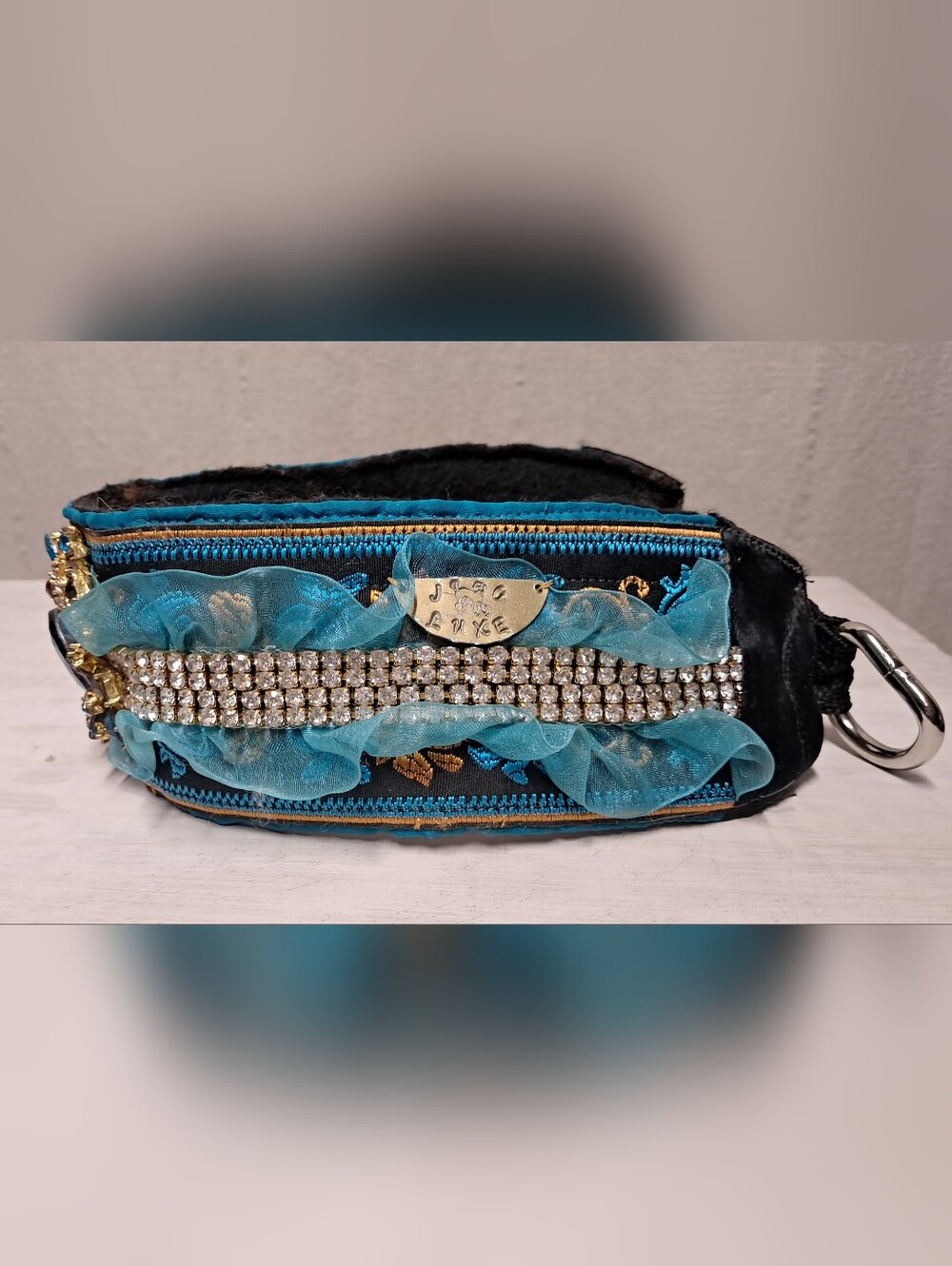 Embellished Rhinestone Dog Statement Collar - Picture 3 of 8